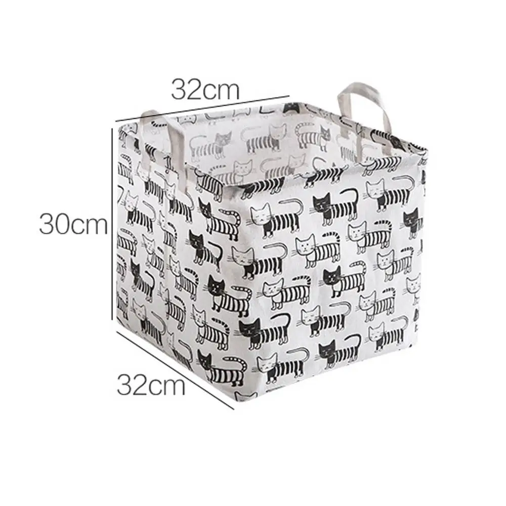 Складная корзина для белья с принтом детская хранения игрушек сумка грязной