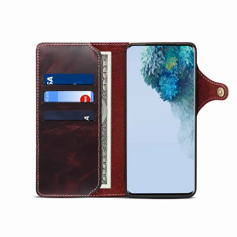 

Retro Wallet For Samsung Galaxy S20 Ultra Case Genuine Leather Luxury Flip Phone Cover For Samsung S20 Plus 5G Business Case