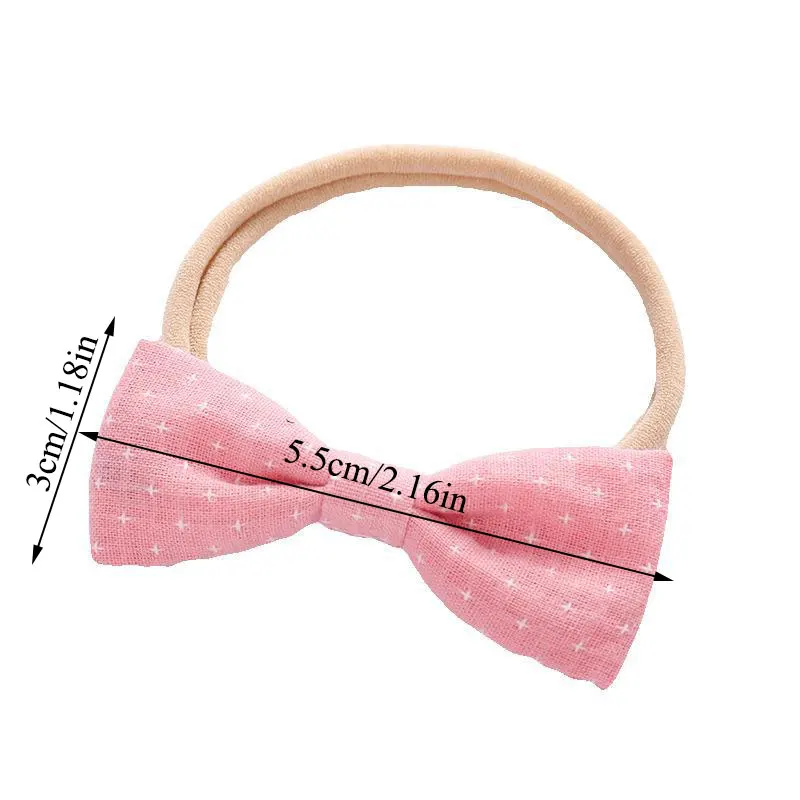 

1PC Girls Nylon Headband Hair Bows Head Band Elastic Bowknot Hairband for Children Kids Hair Accessories Headwear