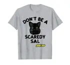 Непрактичная футболка для бега Benjamin Cat Don't Be Scaredy Sal