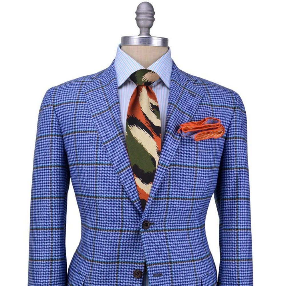 Галстук мужской/женский с цветочным принтом ширина 8 см | Аксессуары для одежды