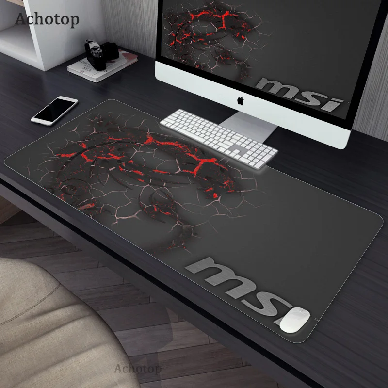 

MSI Gaming Mouse Pad Large Mouse Pad Gamer Computer Mousepad Desk Mat PC Mouse Carpet XXL Mause Mat Keyboard Pad Accessories Pad
