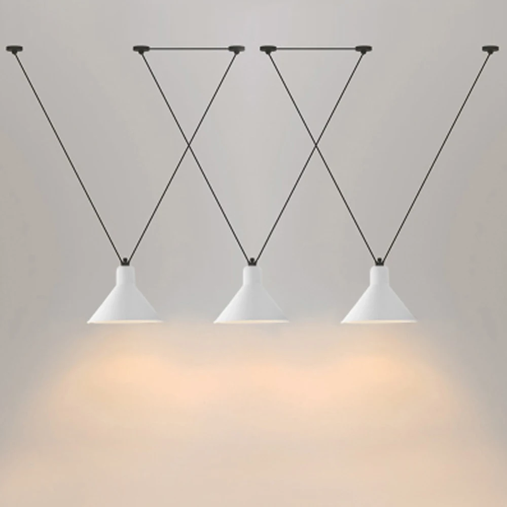 Современные DIY светодиодный подвесной светильник s минимализм линия лестницы