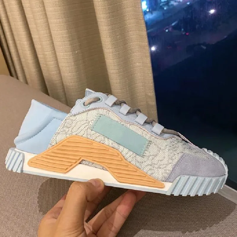 

Prowow Shoes Woman Bule Flats Pink Shoes Platform Sneakers Women Fashion Lace Up Round Toe Ladies Zapatos De Mujer Casual