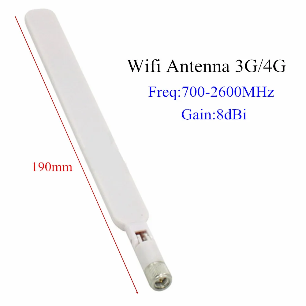 Внешняя антенна 4G LTE разъем SMA типа папа комнатная 3G 8dBi для маршрутизатора Wi Fi