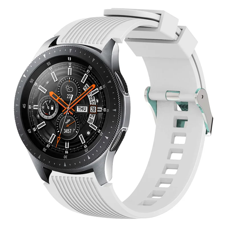 Ремешок силиконовый для Samsung Galaxy Watch 46 мм/Gear S3 /Huawei мм 42 мм/Huami Amazfit GTR 47 мм/42 22 20