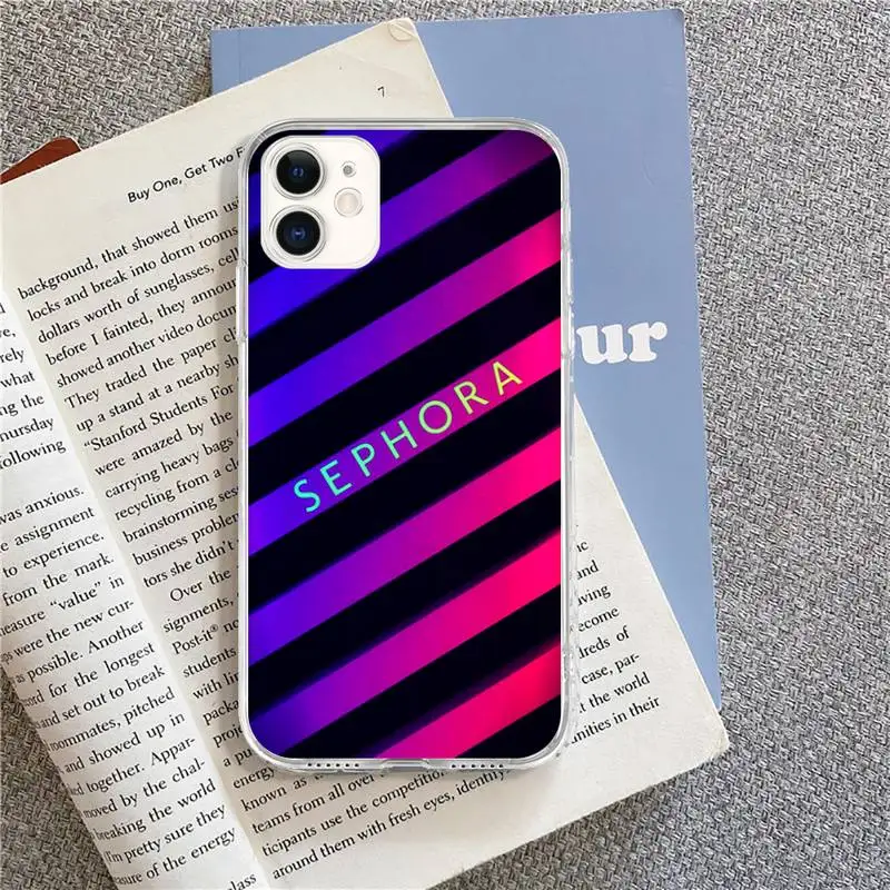 

French fashion brand Sephoras Phone Cases for iPhone 8 7 6 6S Plus X 5S SE 2020 XR 11 pro XS MAX 12 12Mini