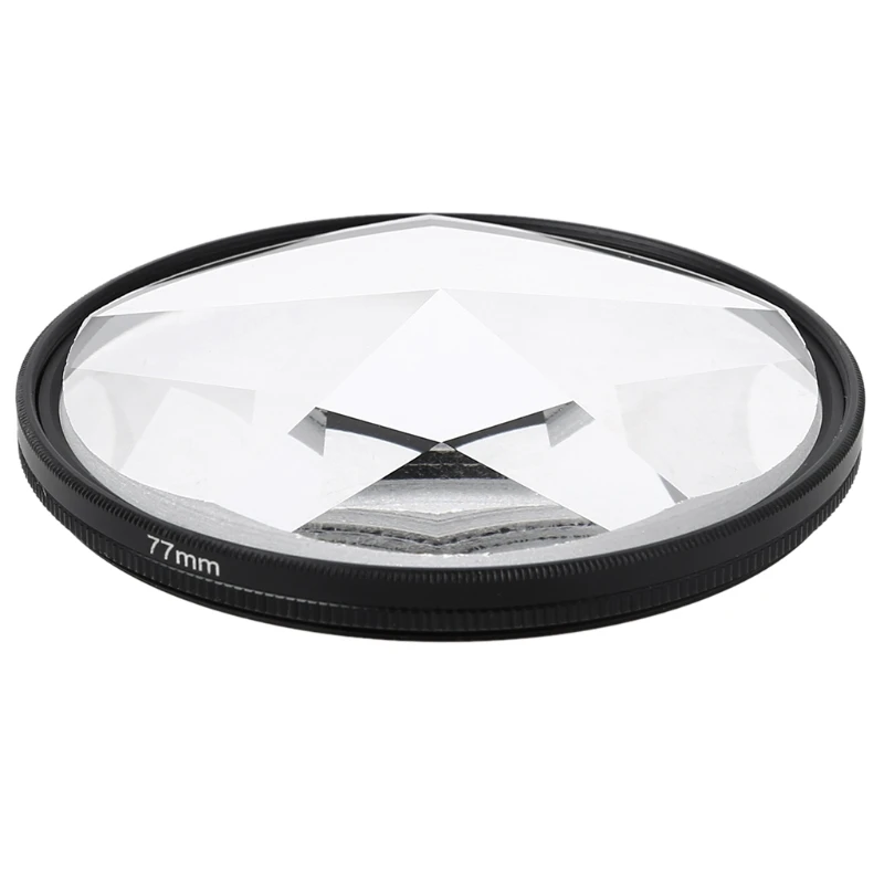 

Camera Filter Accessories 77mm Kaleidoscope Changeable Number of Subjects Photography Repeat ImageMultiple