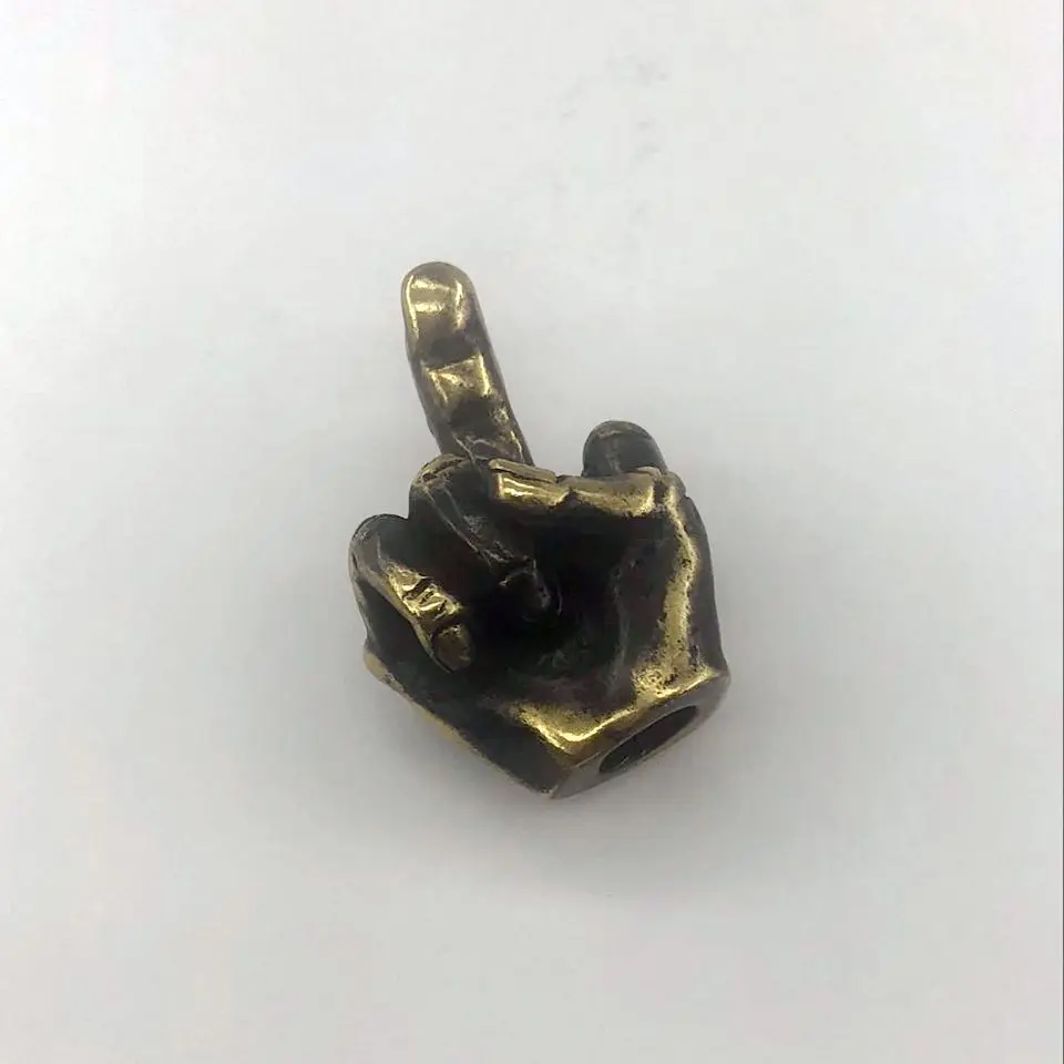 EDC инструменты латунный нож латунные пальцевые бусы на шнурок Паракорд