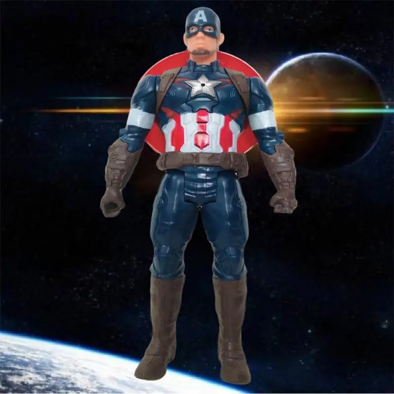 

30cm Venom Hulk Tree Person Groot Beauty Captain Spiderman Superman Bat League Figure Toy