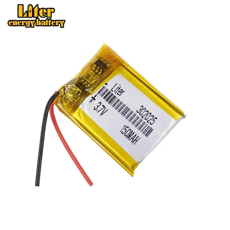 Li-po 3 7 В 150 мА · ч 302025 полимерный литий-ионный/литий-ионный аккумулятор для умных