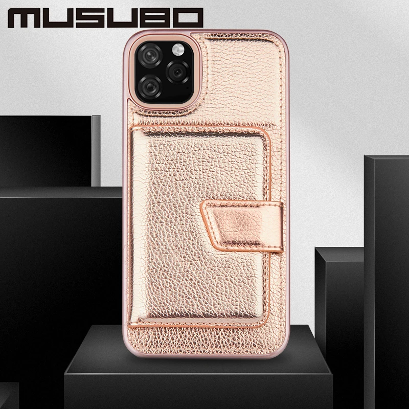 Musubo чехол для карт iPhone 11 Pro Max Xs Xr Fundas Роскошный s 8 Plus 7 6 6S Жесткий противоударный
