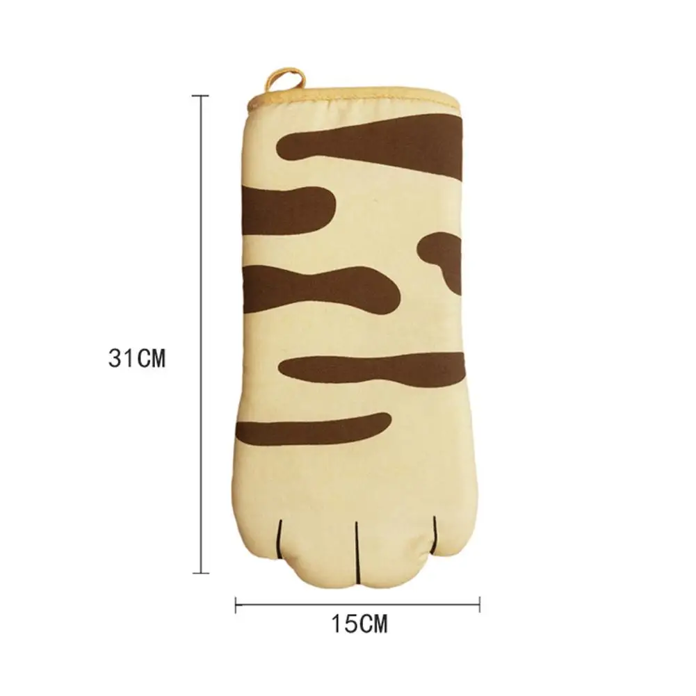

Microwave Oven Non-slip Cotton Heat Resistant Baking Gloves Cute Fashion Mitten kitchen Accessories Tool