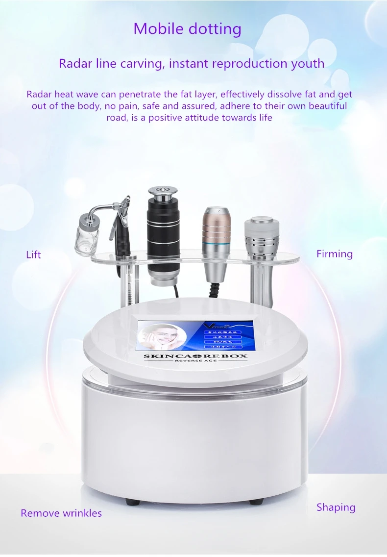 4 in 1 Wrinkle Removal BIO Face Lift Oxygen Sprayer Cooling Skin Facial Multifunction Machine | Красота и здоровье