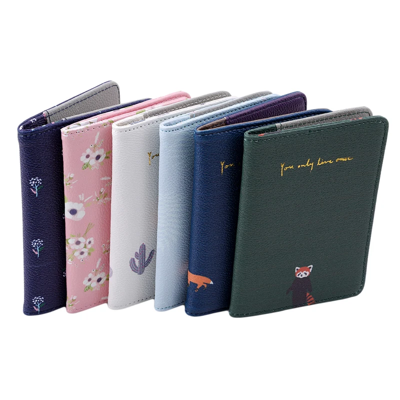 

Модный мультяшный милый новый женский чехол для паспорта, сумки, многофункциональный Женский держатель для кредитных карт, кошелек, набор д...