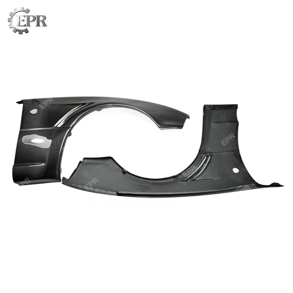 Переднее широкое вентилируемое крыло JDM из углеродного волокна для Mazda MX5 NA6 NA8 +