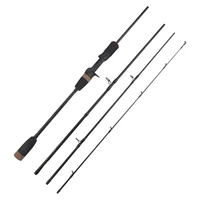 taigek 2 1m fishing rod carbon fiber spinning casting bait rod portable ultra light weight 4 sections detachable