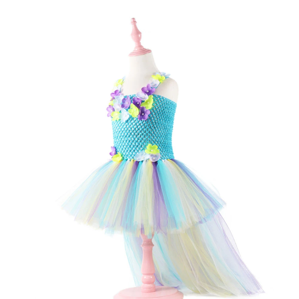 Flower Girl Tutu Dresses платье для девочки dress girl wedding vestido dama de honra menina robe demoiselle d'honneur fille 1938