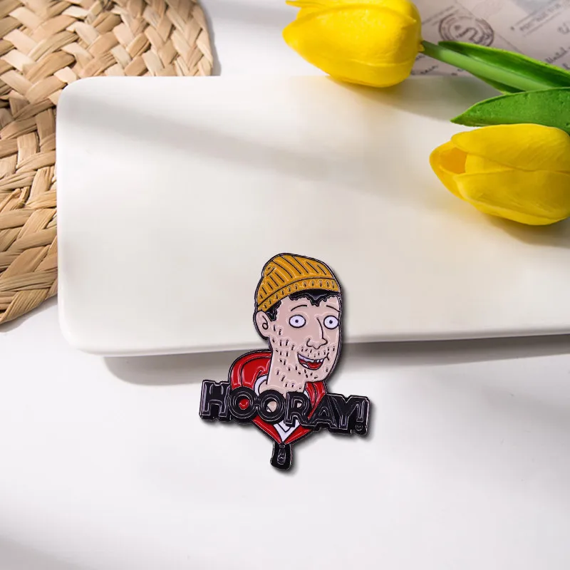 Эмалированная брошь в виде американской анимационной комедии для взрослых Bojack