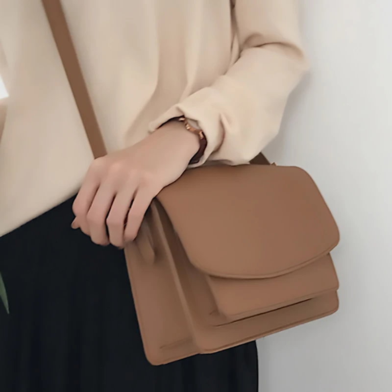 Винтажная женская сумка мессенджер из искусственной кожи с клапаном 2020|Сумки