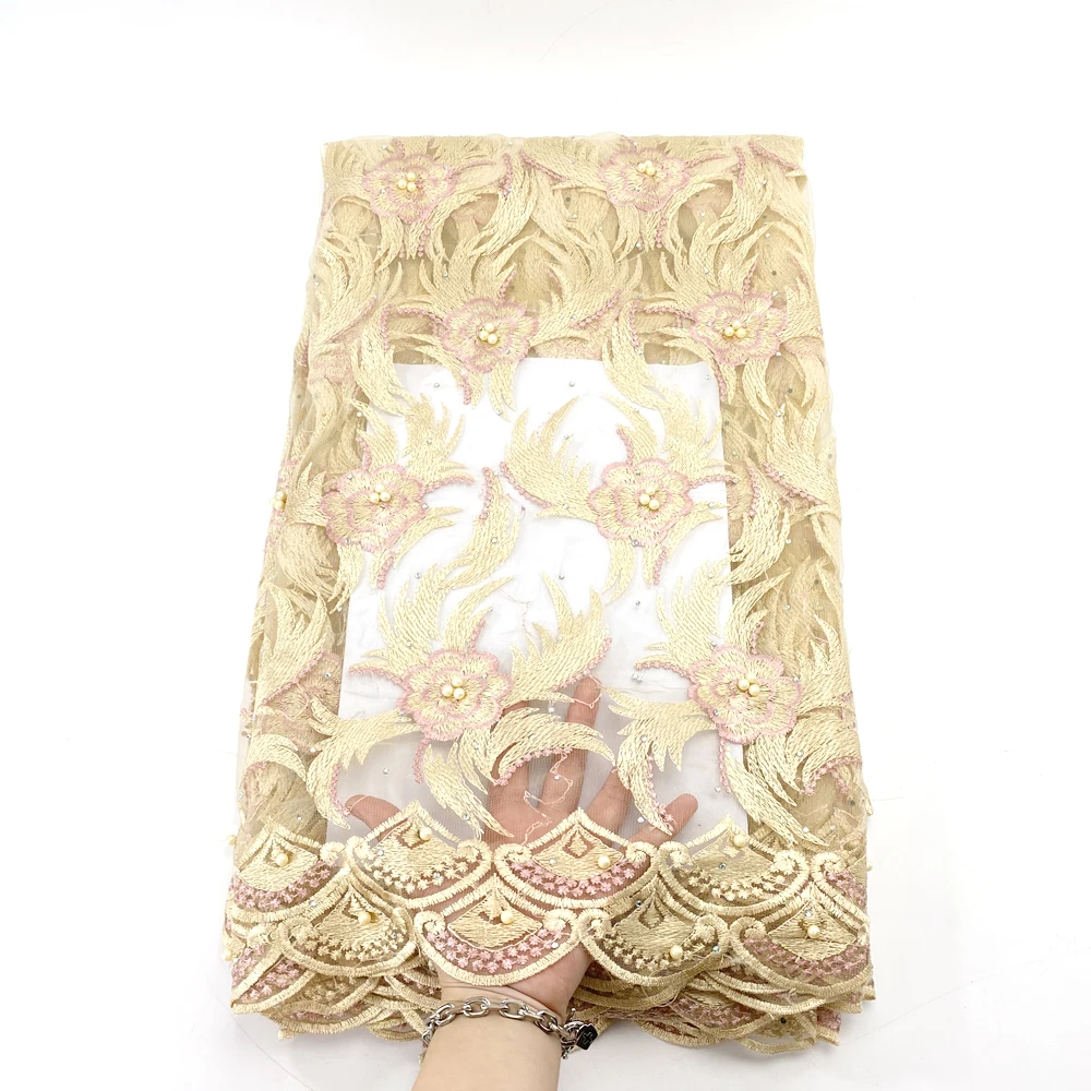 Сетчатый шнур французское кружево с вышивкой оптовая продажа Бесплатная