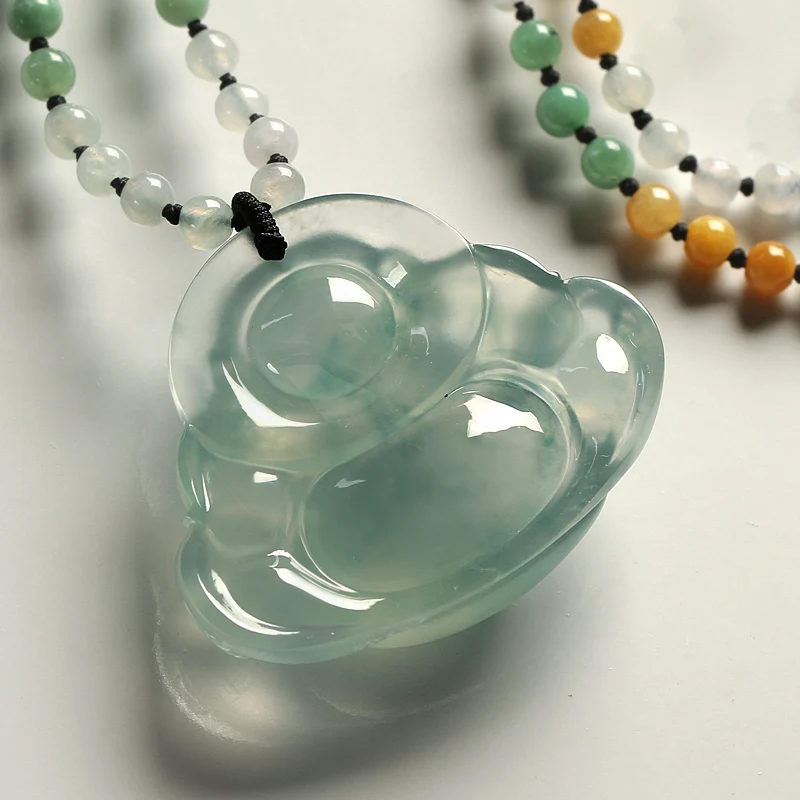 Изумрудный Будда мужские нефритовые подвески плавающий зеленый нефрит кулон