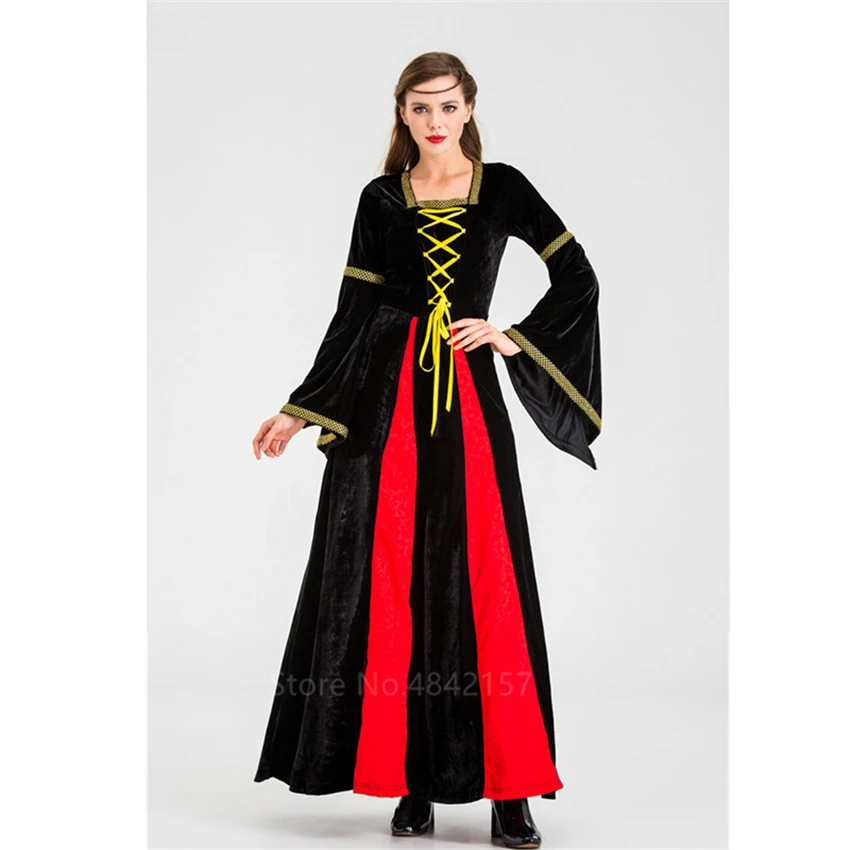 Новинка костюмы для косплея в средневековом стиле женщин платье викторианском