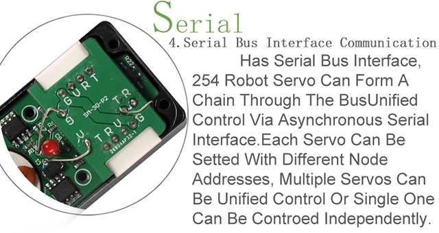 Feetech большой 85 кг 360 градусов большой угол AI Роботизированный умный RS485 S-Bus сервопривод с магнитный кодировщик для DIY робот Robocup
