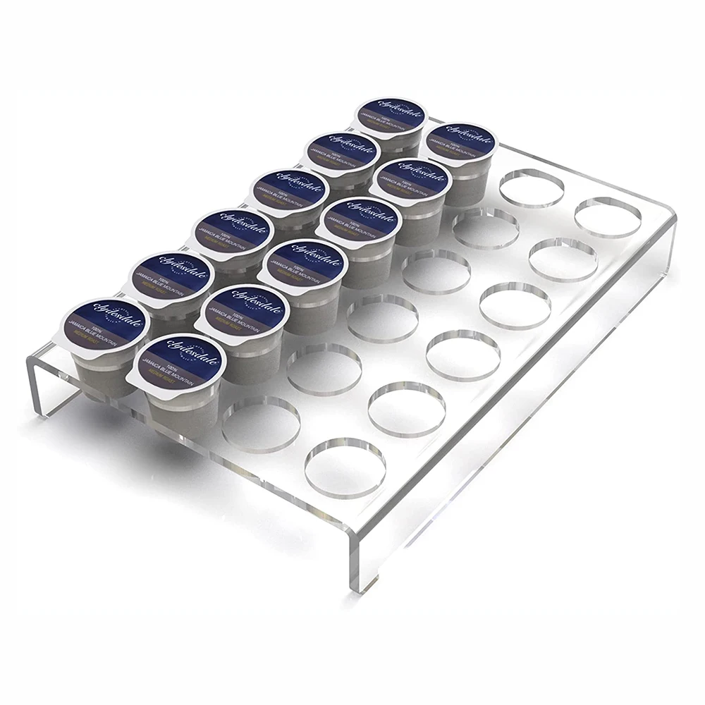 

Flat Countertop Coffee Pod Holder K Cup Organizer Tray | Coffee Pod Organizer | Compatible With K-Cups