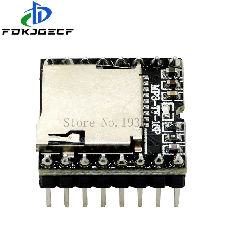 DFPlayer Mini MP3 Player Module MP3 Voice Decode Board Supporting TF Card U-Disk IO/Serial Port/AD for arduino Diy Kit