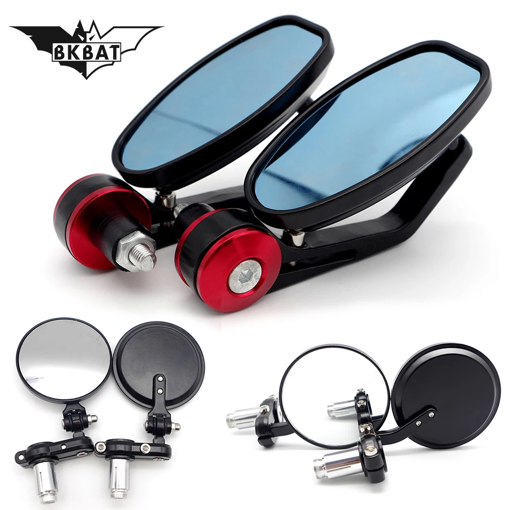 Мотоцикл аксессуары для зеркал 22 мм Руль конец зеркало yamaha r6 2005 bmw g310r ducati monster 696 1200