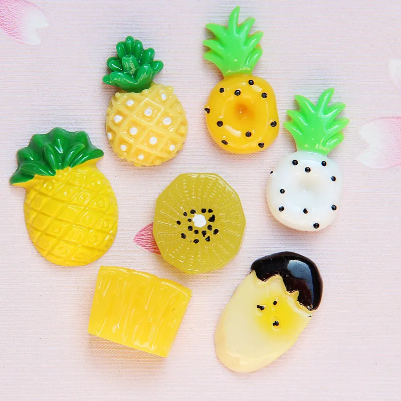 Кавайные кабошоны из смолы украшения скрапбукинг 10 шт. аксессуары для плоские