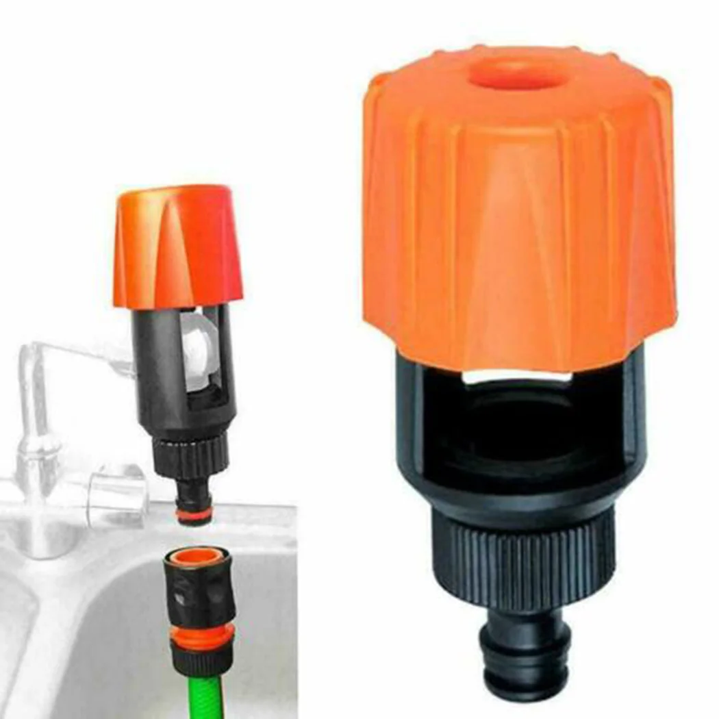 

Universal Kitchen Mixer Tap To Garden Hose Pipe Connector Adapter Indoor Tool With A Push-on Quick Fit Connector