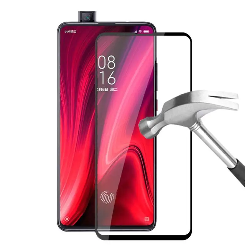 2 шт Полное закаленное стекло для Redmi Note 8 7 6 5 Pro K20 9T протектор экрана Xiaomi Mi9T CC9 A3 Lite
