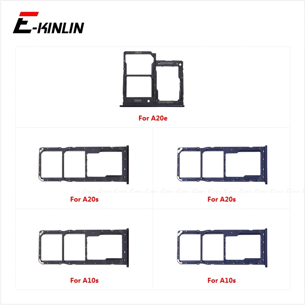 

Micro SD Sim Card Tray Socket Slot Adapter Connector Reader For Samsung Galaxy A20e A20s A10s A202 A207 A107 Container Holder