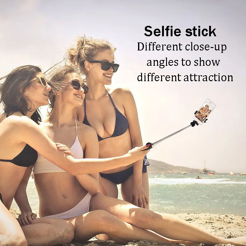 3 In 1 Tripod Bluetooth Selfie Stick for Iphone for Xiaomi/samsung Holder Stick Remote Control Selfie Stick