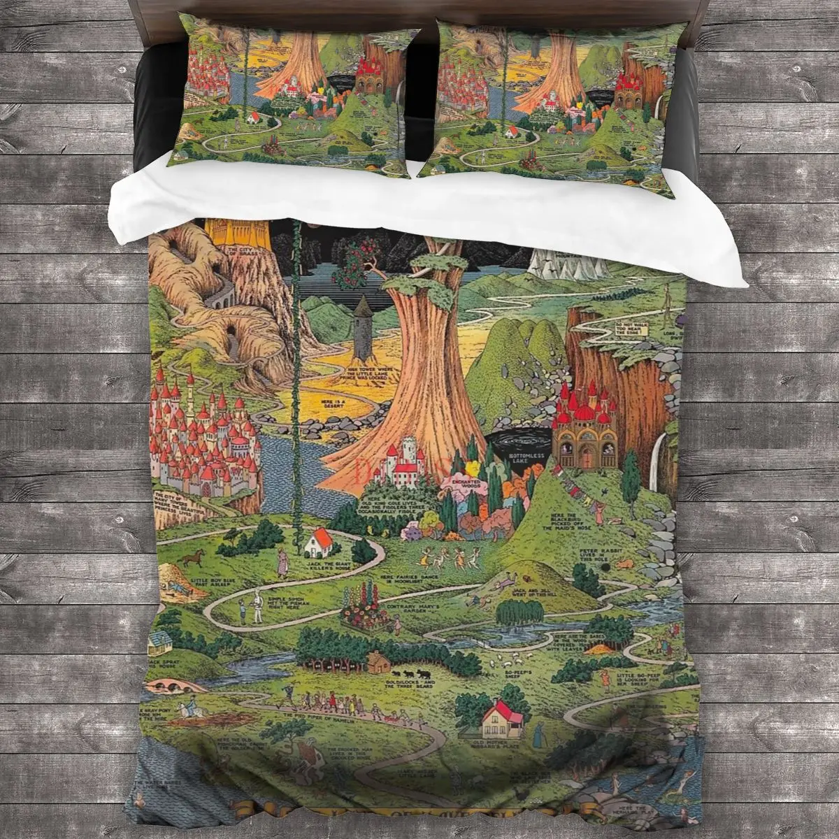 

Комплект постельного белья из 100% чистого хлопка с 2 наволочками и пододеяльником из микрофибры