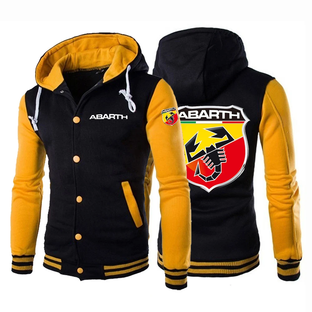 

2021 ABARTH Autumn Men's Motors Jackets Designer Hoodie Uniform Casual Unisex Baseball Coat Sport Cotton Sweatshirt