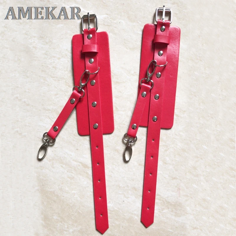 

Vintage Women New Harajuku Corset Straps Metal Clip Leather Punk Hook adjustable ring Handmade Unisex Sock Garter Belt Accessory