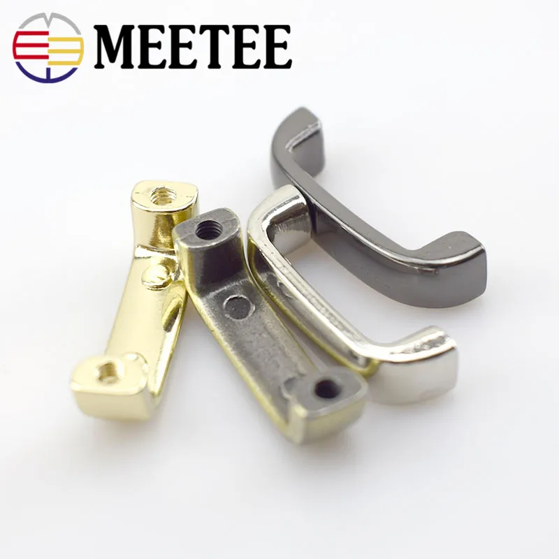 Meetee 10/20 шт 20 мм модная сумка арочный мост с винтовой сумкой металлический