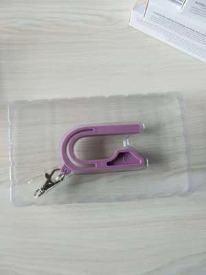 Purple Дропшиппинг автомобильное место для ключа профессиональный детский ремень безопасности многофункциональный брелок безопасное сиденье разблокировка портативный разблокировка аксессуары - Цвет: Purple