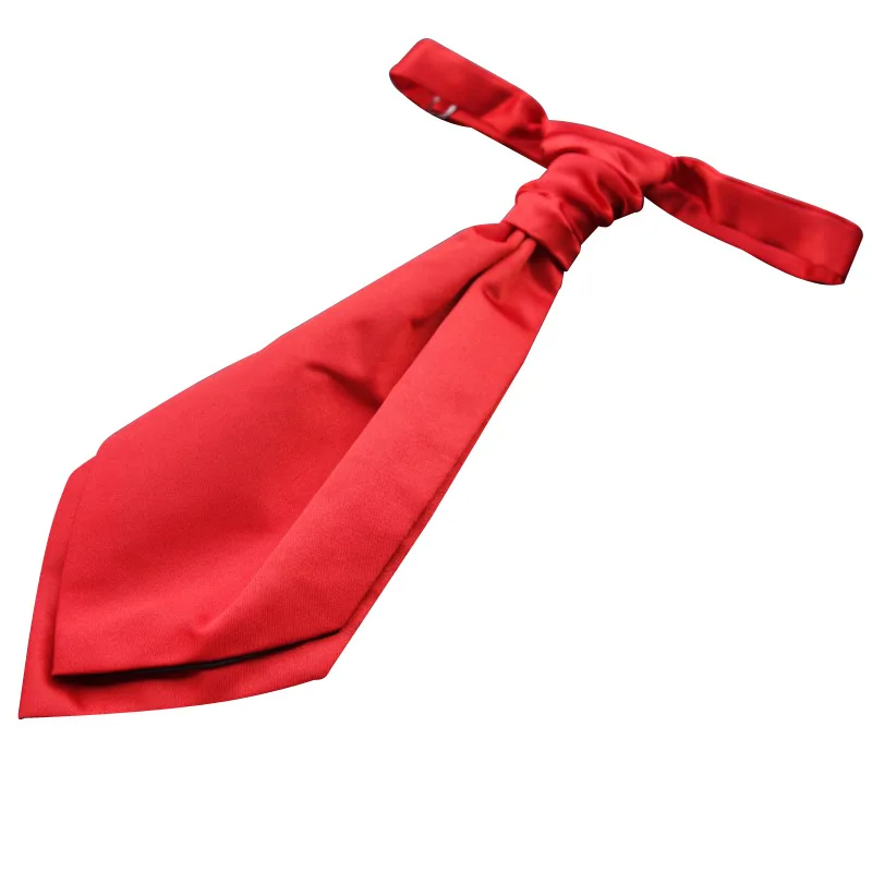 Бесплатная доставка, поли атласные однотонные красные галстуки Ikepeibao для мальчиков, детские галстуки, предварительно завязанные