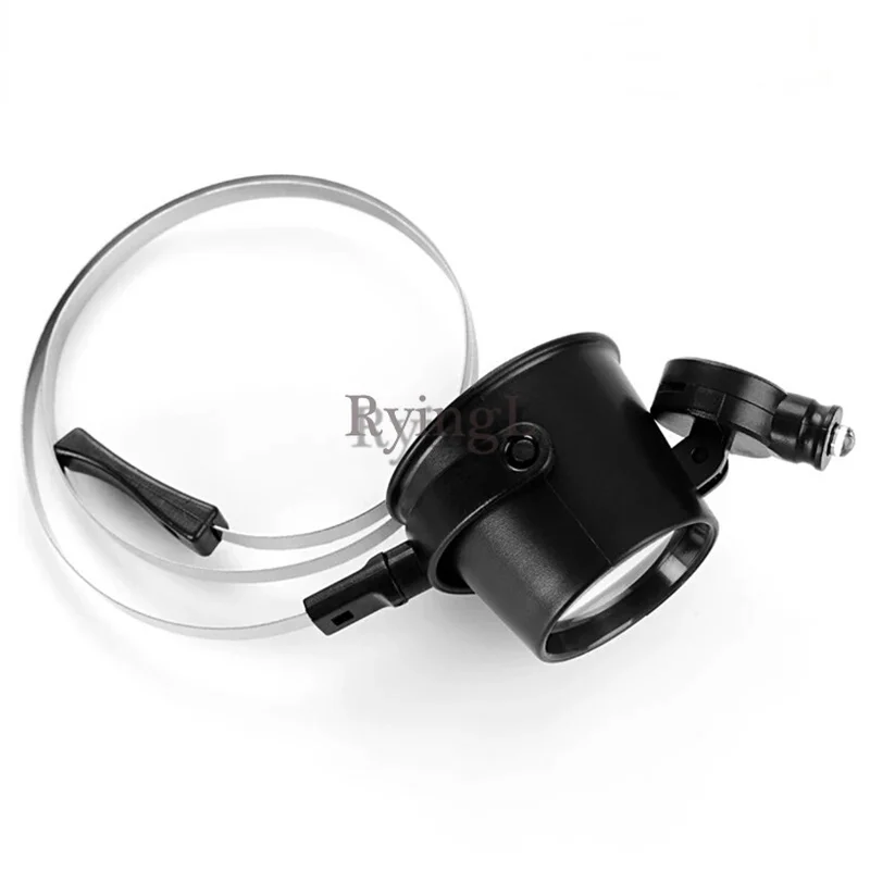 Светодиодный светильник 15X Eye-Loupe Hands-Free Head Band Лупа Часовщик