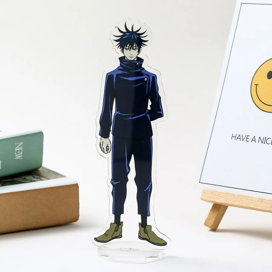

New Anime Jujutsu Kaisen Fushiguro Megumi Yuji Itadori Gojou Satoru Acrylic Stand Model Display Plate Desk Decor Cosplay