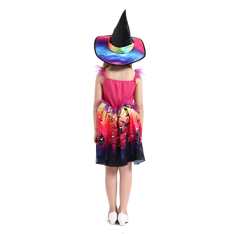 

Halloween Carnival Color Little Witch Cute Witch Magic Dress Stage Costume