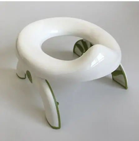 White Potty Новинка, 2 в 1, переносное сиденье для унитаза, многофункциональное, складное, для путешествий, для малышей, младенцев, малышей - Цвет: White Potty