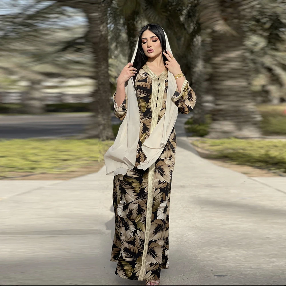 

Abaya Dubai Turkey Muslim Fashion Hijab Long Dress Islam Clothing African Dresses For Women Robe Musulman Djellaba Femme Kaftan