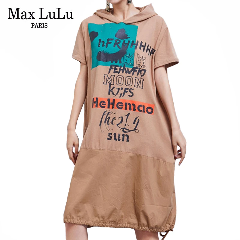 Max LuLu 2020 корейские модные летние женские элегантные платья женское роскошное