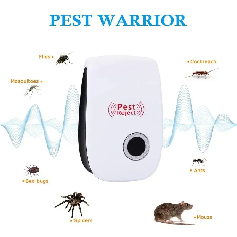 Многофункциональный Ультразвуковой Отпугиватель вредителей электронный