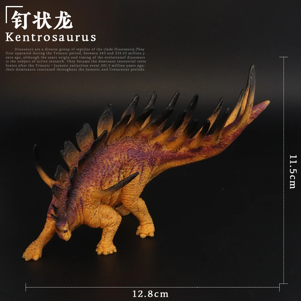 Prehistoric Jurassic Dinosaurs World Kentrosaurus Big Size Animals Model Action Figures PVC High Quality Toy For Kids Gift